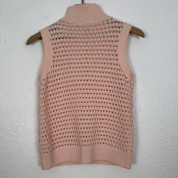 Varley Bains Half Zip Tank in Silver Peony Pink Size XS - Picture 3 of 6